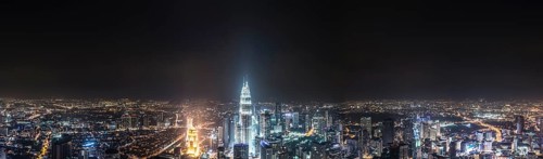 Skyline at night