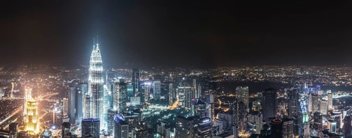 Skyline at night