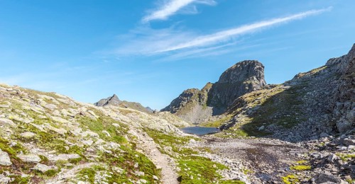 Small mountain lakes