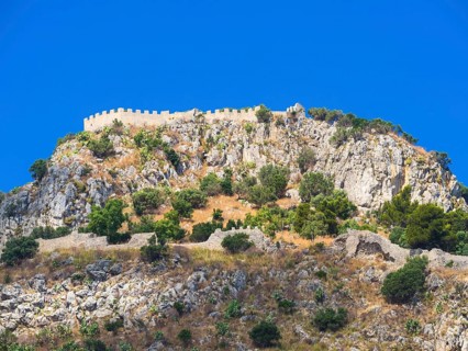Limestone rock Rocca di Cefalu