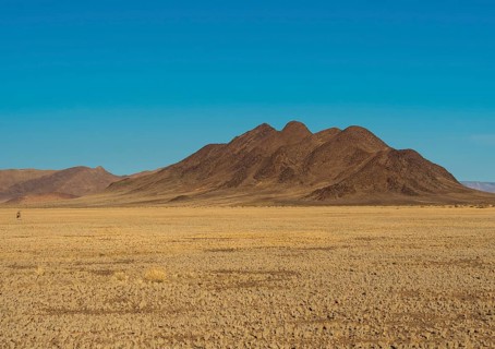 Mountain ridge in Kulala Wilderness Reserve on the edge of the Namib Desert