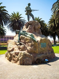Marine monument to commemorate soldiers in the fight against the Herero and Nama