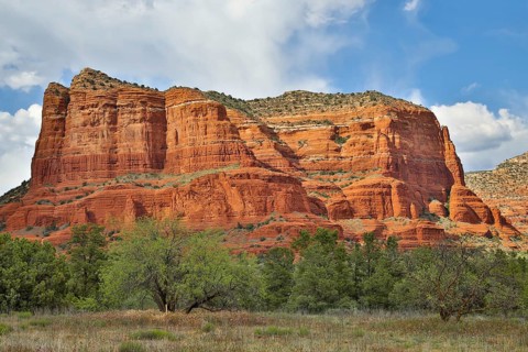 Red rock formations