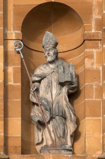 Sculpture of St. Wolfgang