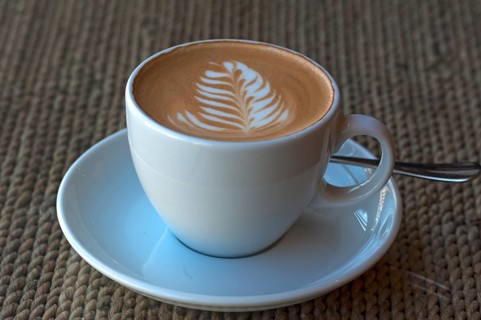 Cappuccino with milk froth
