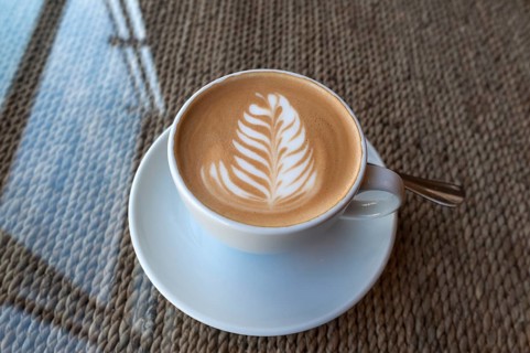 Cappuccino with milk froth