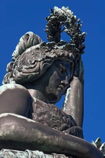 Bavaria with laurel wreath