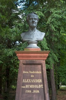 Bust in memory of Alexander von Humboldt
