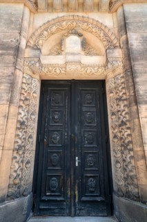 Synagogue entrance