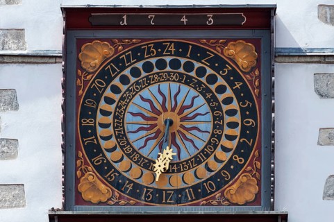 Moon phase clock