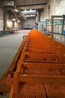 Paint shop for components