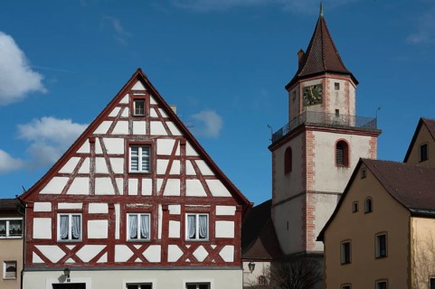 Romanesque tower of the Holy Trinity Church