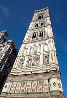 The bell tower at the cathedral