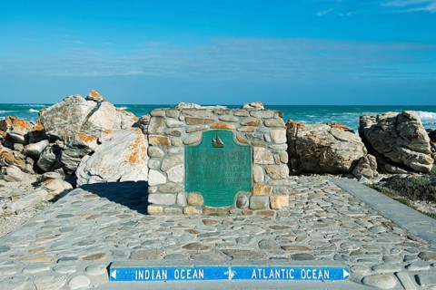 Marker at Cape Agulhas