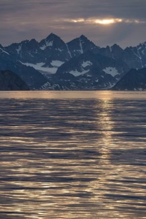Mountains in the evening light