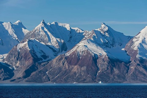 Snow-covered mountains