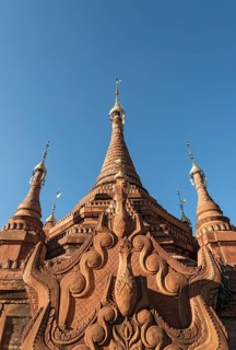 Restored stupa in Sankar