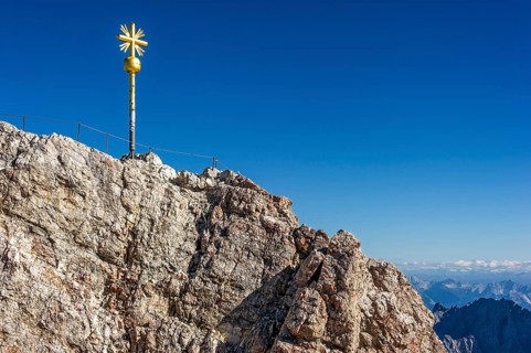 Gilded summit cross