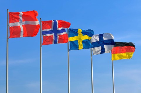 National flags of Denmark