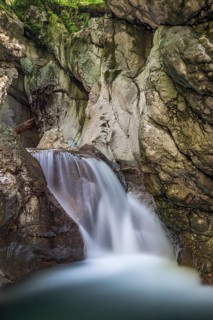 Waterfall in Taugler Strubklamm