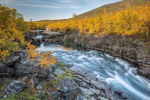 Autumnal Abisko canyon