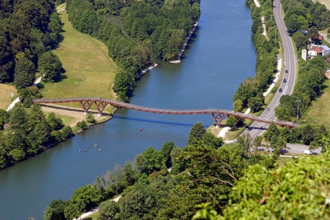 Rhine-Main-Danube Canal and Holzbrucke Tatzelwurm