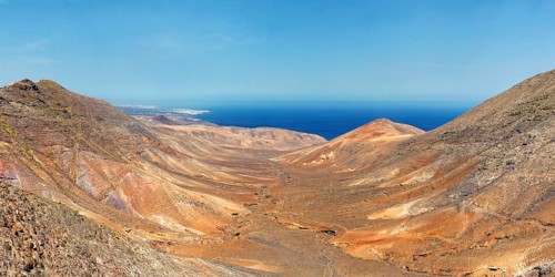 Barranco la Huguera overlooking Playa Quemada