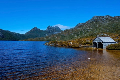 Old boat house at Dove Lake