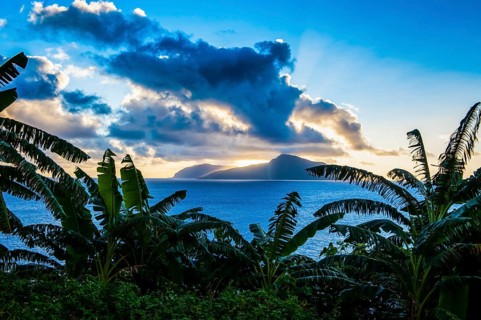 Sunset over Ofu Island