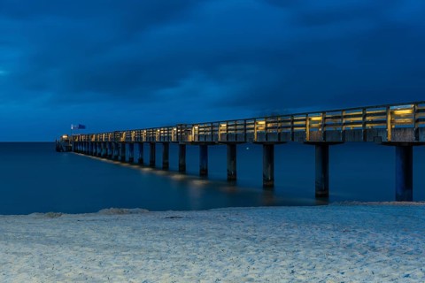 Pier in the evening