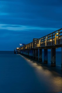 Pier in the evening