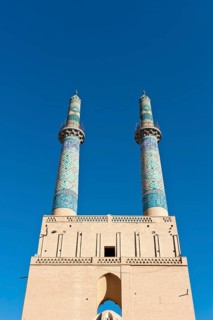 Masjid-i Jami mosque twin minarets