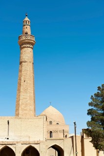 Old brick minaret