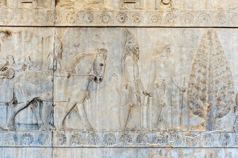 Ancient relief of the Achaemenids