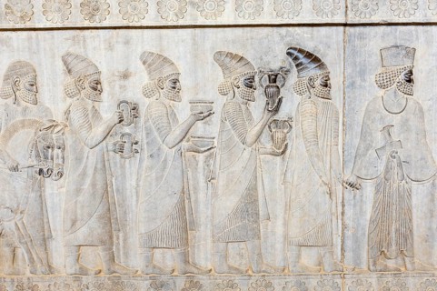 Ancient relief of the Achaemenids