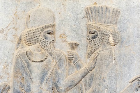 Ancient relief of the Achaemenids