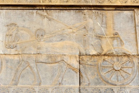 Ancient relief of Achaemenid