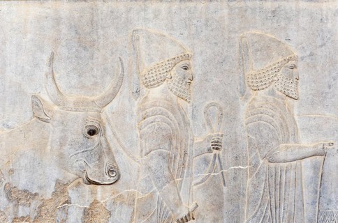 Ancient relief of the Achaemenids