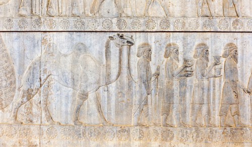 Ancient relief of the Achaemenids