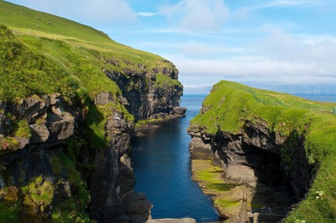 Canyon as natural harbor