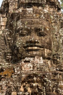 Victory Gate in the east of Angkor Thom