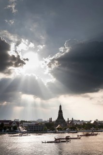 Hole in the clouds