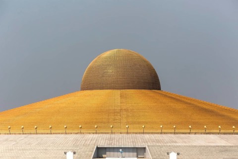 Mahadhammakaya Cetiya Chedi of the Wat Phra Dhammakaya temple