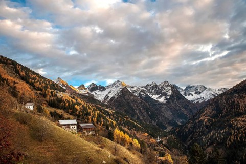 Mountain landscape in fall