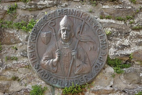 Portrait of Elector Henry of Cologne on the city wall