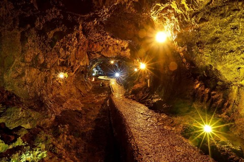 Lava caves Grutas de Sao Vicente