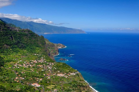 North coast with the village of Arco de Sao Jorge