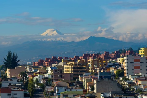 Quito with Mt.Cotopaxi
