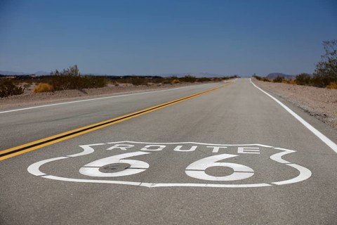 Road Route 66 near Needles