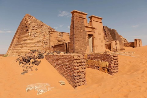 The tomb of Queen Shanakdakhete